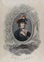 Napoléon Ier Bonaparte - Ledru, Hilaire (1769-1840) - 1801 - Gravure, aquarelle - 40x51,2 - Collection privée