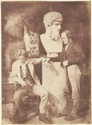 D. O. Hill et le professeur James Miller