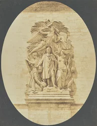 [Detail of "Le Triomphe de 1810," by Jean-Pierre Cortot, Arc de Triomphe]