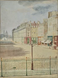 [Rue Royale Facing the Place de la Concorde]