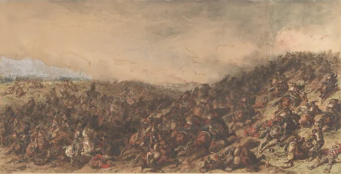 Scène de bataille Waterloo