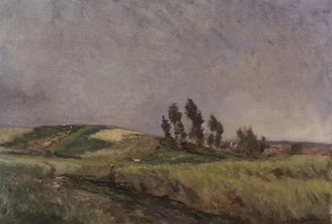Hameau dans les dunes