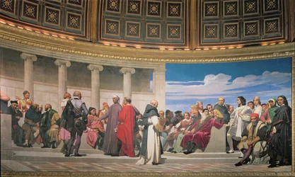 Hémicycle : Artistes de tous les âges (détail)