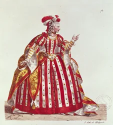 Mademoiselle Dumesnil dans le rôle d