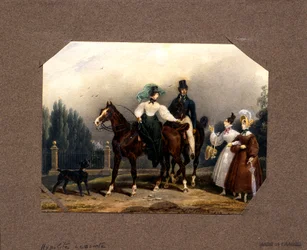 Rencontre sur la promenade