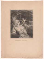 Fille avec jeune amant (L