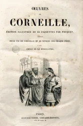 Frontispice des Œuvres de Pierre Corneille, édition de 1864 (gravure)