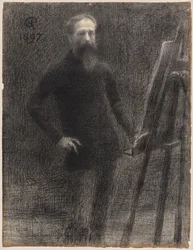 Autoportrait au chevalet