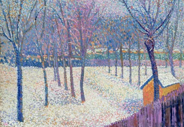 Le Verger sous la neige