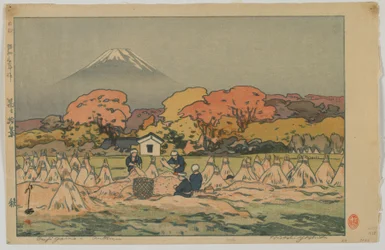 Fujiyama - Automne, époque Showa