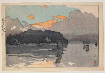 Rivière Tone - Jour, époque Taisho