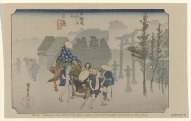 Mishima (La Tôkaidô de Hiroshige)