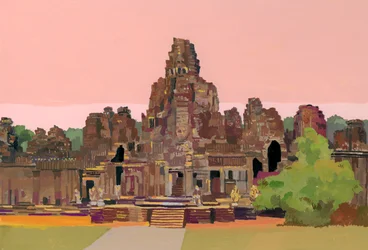 Angkor Thom au Cambodge, 2016