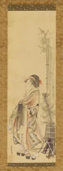 Fille jouant au volant et au volant, 1615-1868