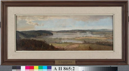Paysage lacustre, étude