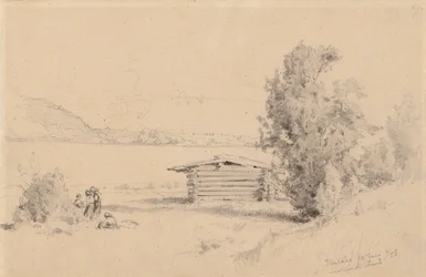 Vue du bord du lac depuis Suolijärvi