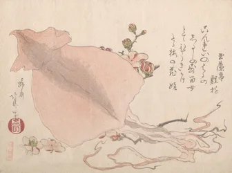 Seiche séchée et fleurs de prunier, début du 19e siècle