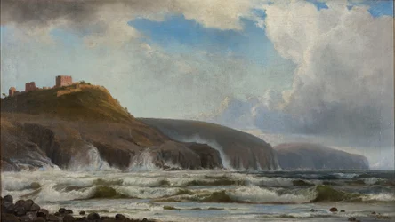 La côte au sud de Hammershus