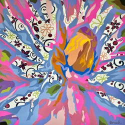 Abstrait floral #6, 2023