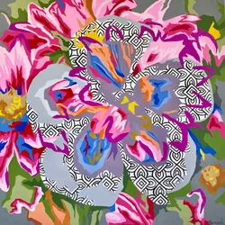 Abstrait floral #8, 2023