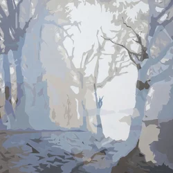 Murmures, 2024 (huile sur toile)