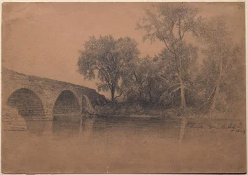 Pont à Leeds, comté de Green, New York