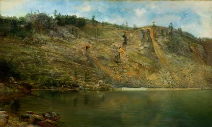 La mine de fer, Port Henry, New York, vers 1862