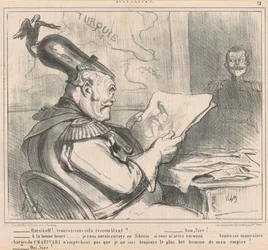 "-Ouriskoff!..trouvez-vous cela ressemblant?" des Actualités