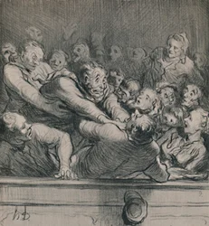 Discussion littéraire dans la galerie supérieure, c.1864, 1946