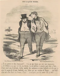 À qui penses-tu donc, coquenard? ...