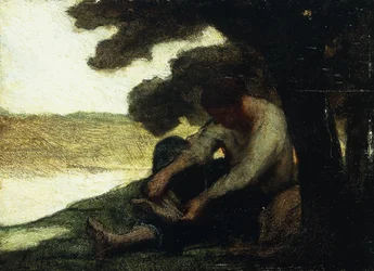 Après le bain, vers 1846