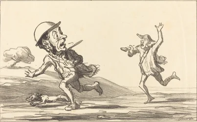 Allons bon!... il paraît... chasse réservée