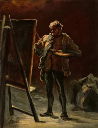 Un artiste, vers 1870-75