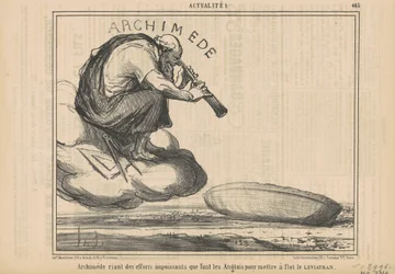 Archimède riant des efforts...