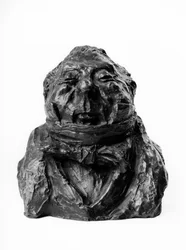 Caricature de Charles-Guillaume Étienne (bronze)