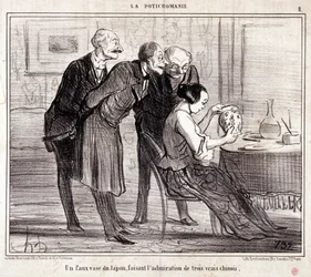 Caricature sur les collectionneurs d