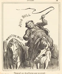 Changeant son cheval borgne pour un aveugle