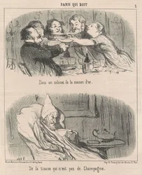 Dans un cabinet de la maison d