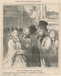 Devant le tableau de M. G. Moreau