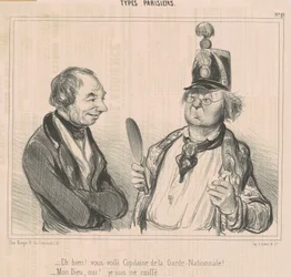 Eh bien! Vous voilà capitaine de la garde nationale