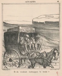 Et ils veulent rattraper le train!