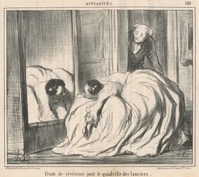 Étude de révérence pour le quadrille des lanciers