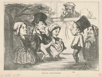 Grand bal à petit orchestre... (recto); Une société en nom collectif (verso)