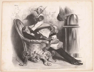Caricature du ministre Antoine Maurice Apollinaire d
