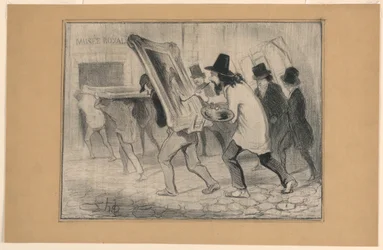 Le Dernier Jour de la Réception des Tableaux, de Charivari