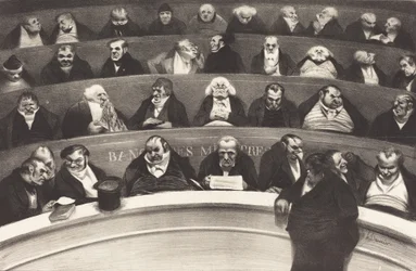 Le Ventre Législatif par Honoré Daumier, 1834