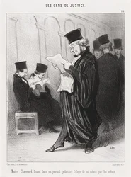 Maître Chapotard lisant... l