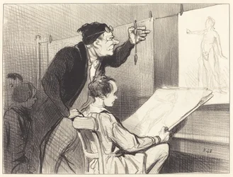 Mission pénible et délicate du professeur de dessin...