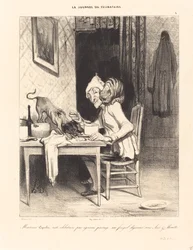 Monsieur Coquelet... partage son... déjeuner