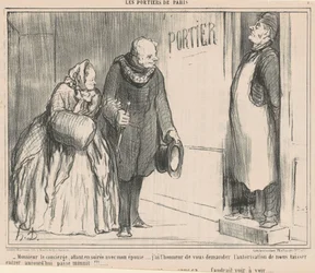 Monsieur le concierge, allant en soirée